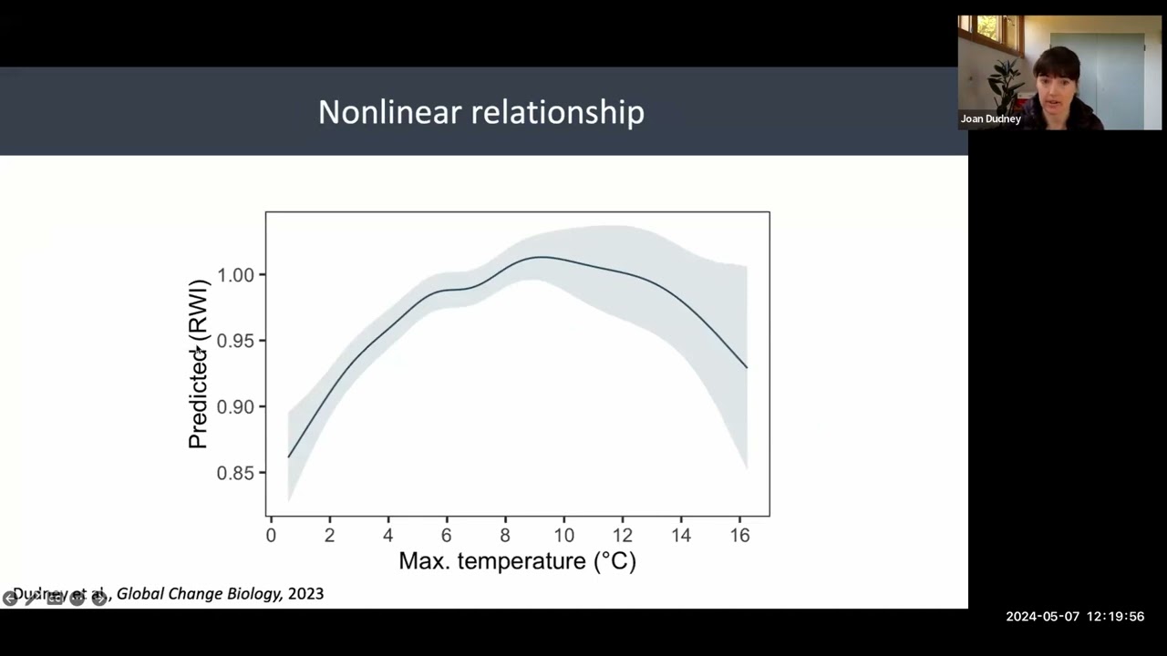 Climate change impacts on whitebark pine persistence in the Sierra Nevada, J. Dudney