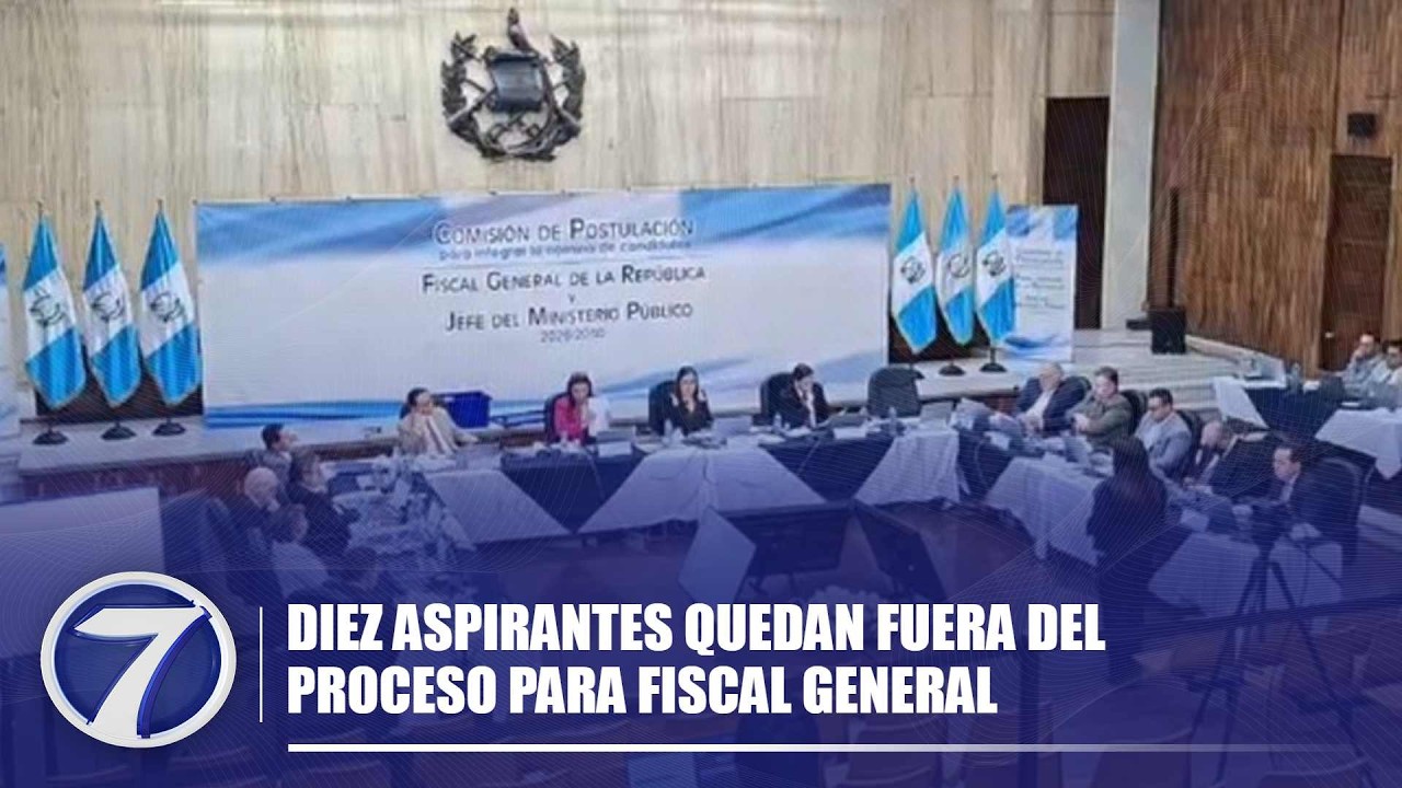 Diez aspirantes quedan fuera del proceso para fiscal general