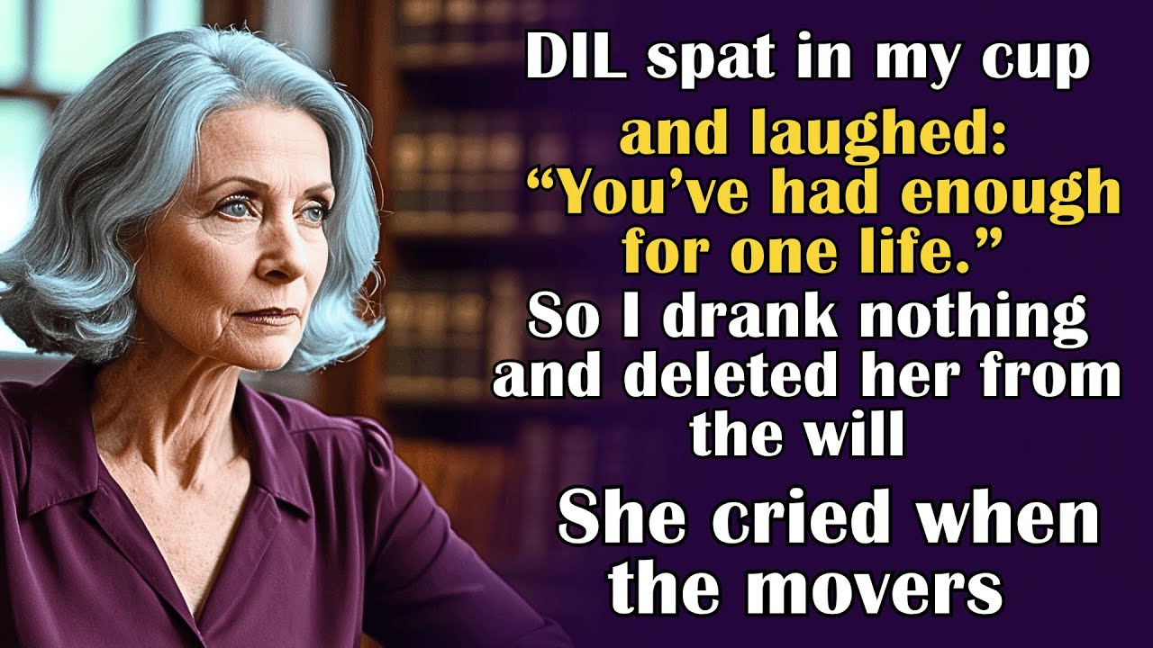 My Son’s Wife Spit in My Tea and Said, ‘You’ve Had Enough for One Life ’ He Laughed  So I Drank Noth