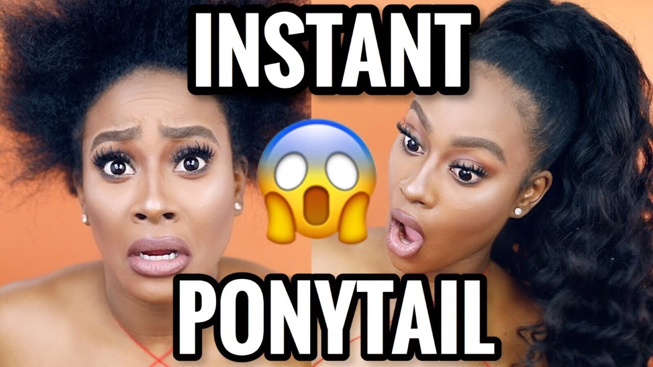 How To: Do Super Easy Quick Weave Ponytail For Short Hair
