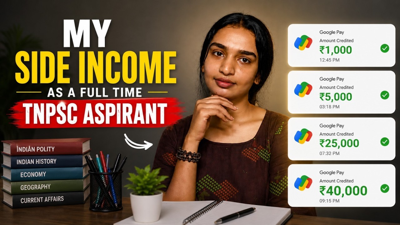 HOW I MANAGE BOTH? TNPSC & SIDE INCOME #internship #sideincome #income #tnpsc