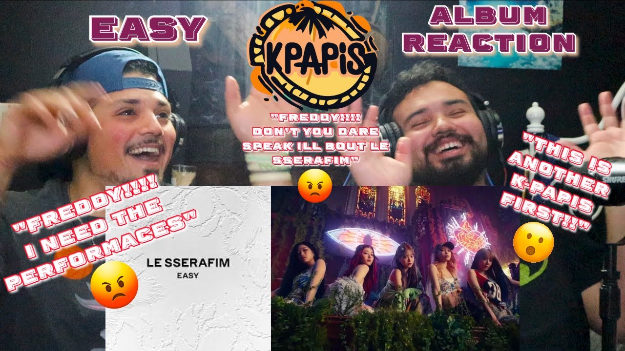 LE SSERAFIM (르세라핌) 'EASY' OFFICIAL MV & FULL "EASY" EP REACTION!!!
