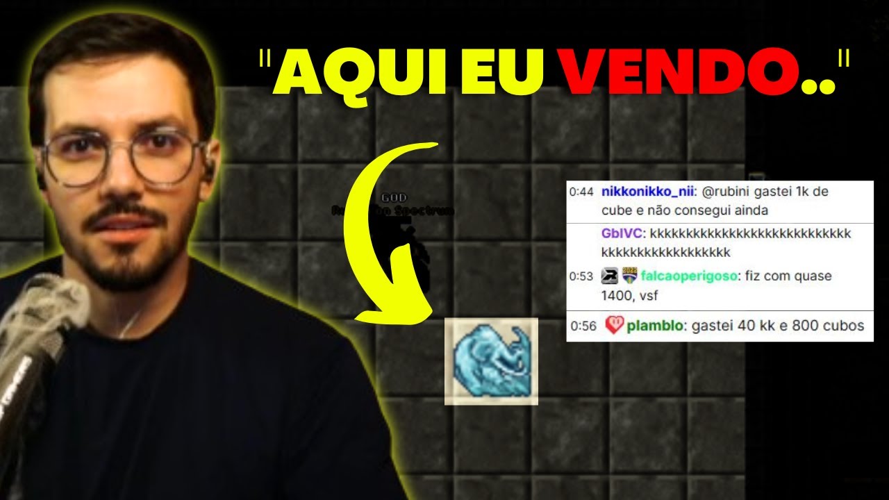 Tibia RUBINI MOSTRANDO COMO É FACIL FAZER O MAMMOTH 🤣 #financeirandoplay