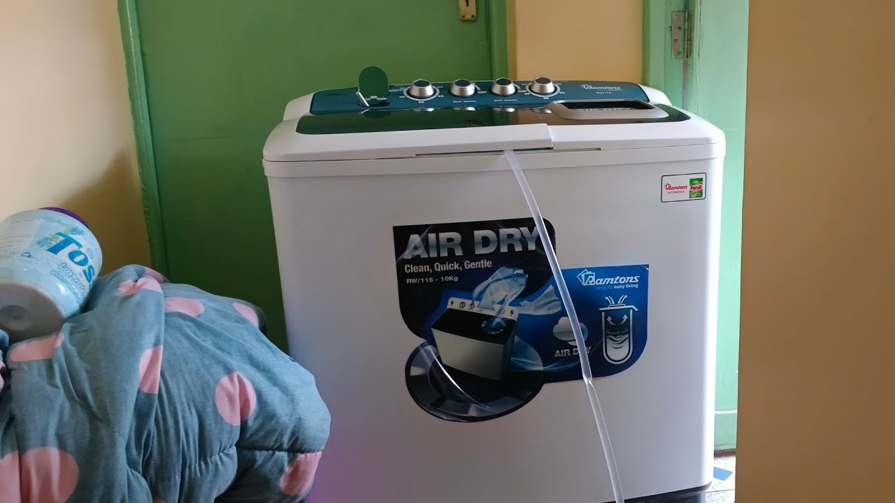 I finally bought myself Ramtons 10kg Washing Machine.