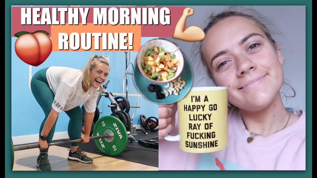 MY HEALTHY MORNING ROUTINE! WORKOUT WITH ME & MEET MY TRAINER!| EmmasRectangle