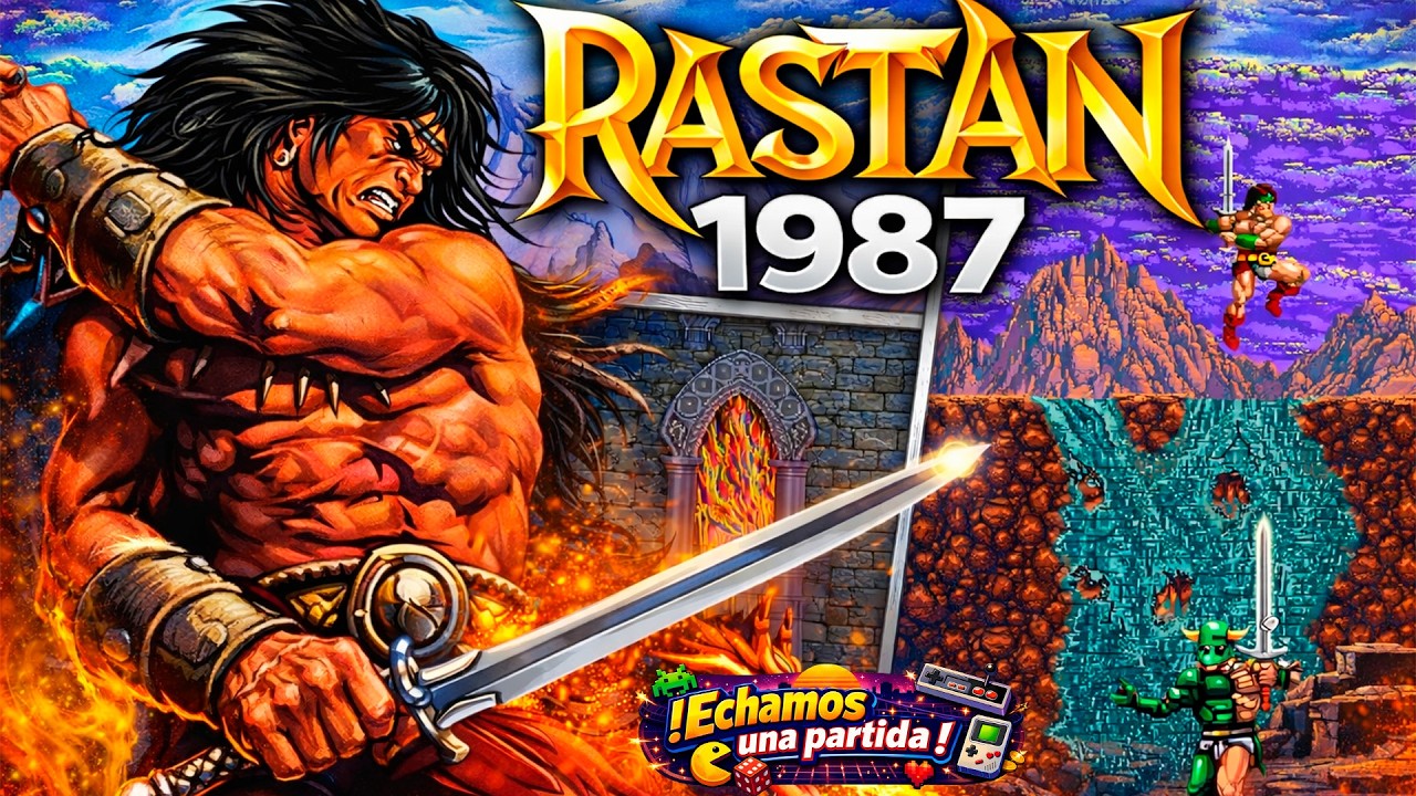 Charlando y jugando Rastan en directo 🎮 Opiniones y gameplay