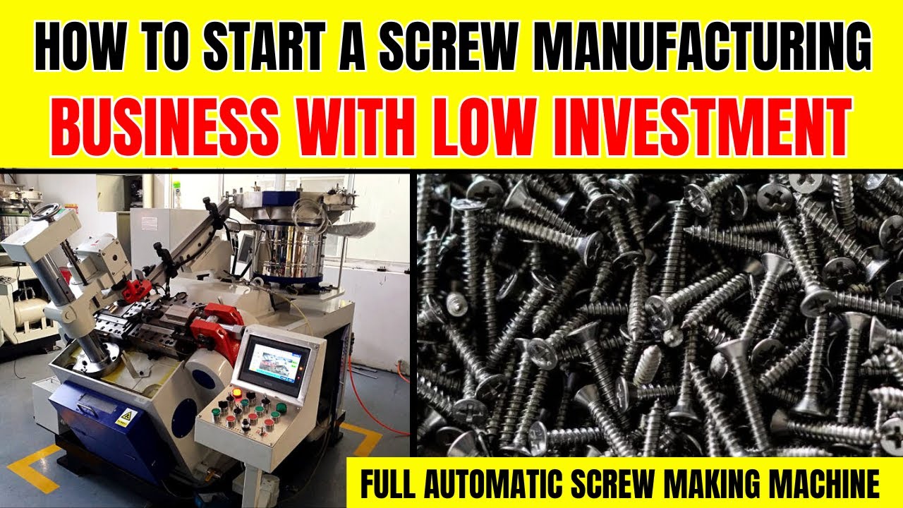 Full Automatic Screw Machine - Start Your Own Factory