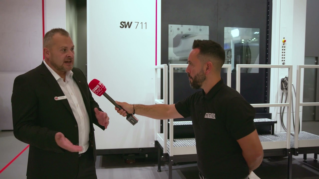 SW Machine Tools showcase BA 711 Space machine at AMB world premiere