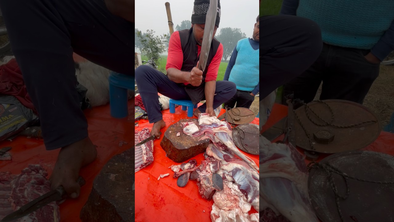mutton 🐐cutting 😋fresh Bakra #short #shorts #walivlogwala #meat