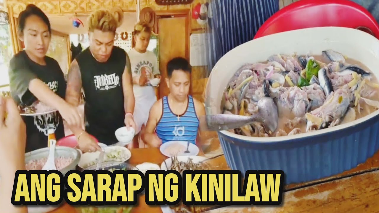 Ang Sarap ng kinilaw sa tanghalian