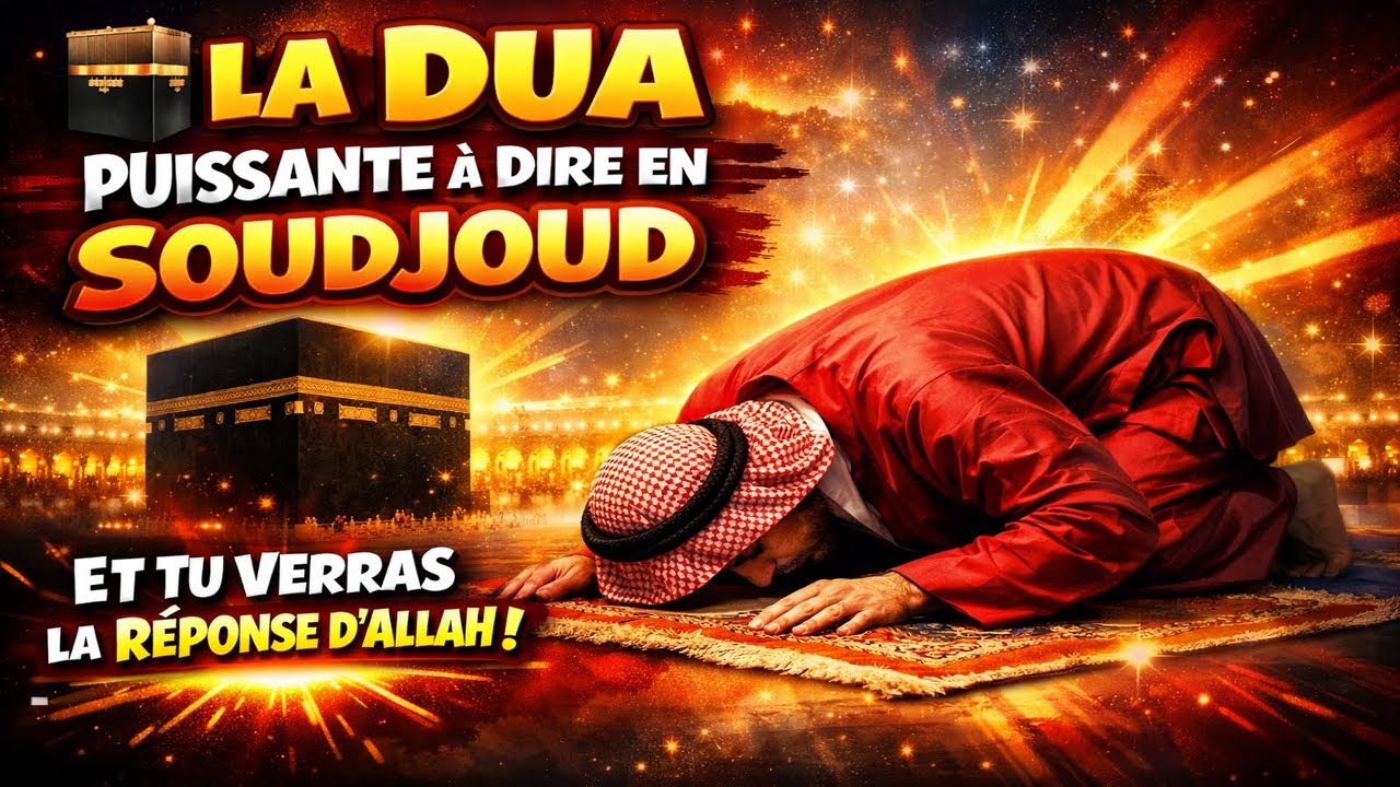 🕋 LA DUA PUISSANTE &Agrave; DIRE EN SOUDJOUD &ndash; ET TU VERRAS LA R&Eacute;PONSE D&rsquo;ALLAH !
