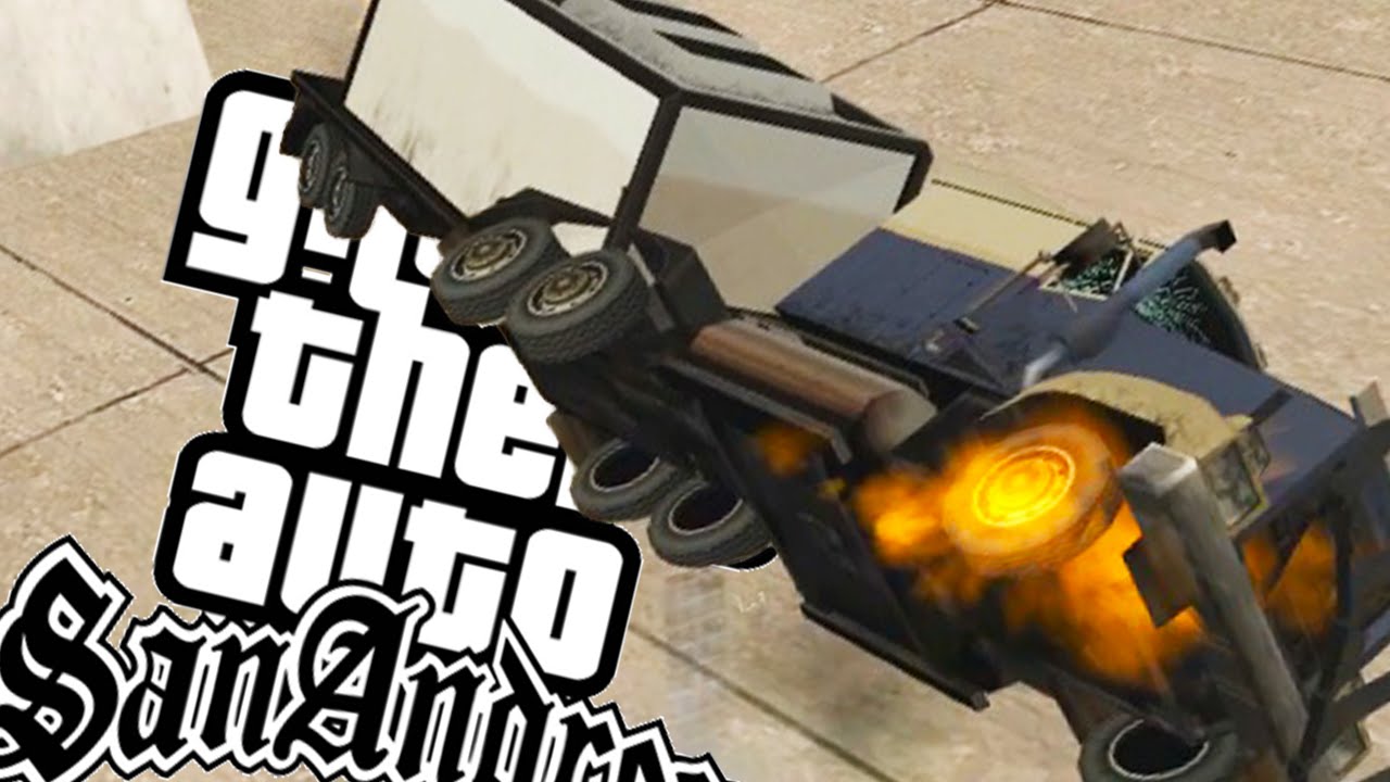GTA SAN ANDREAS 100% - MUITAS LOUCURAS! - Caminhoneiro (58)