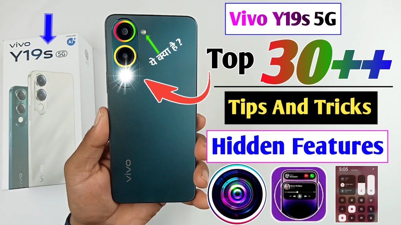 Vivo Y19s 5G Top 30++ Hidden Features / Vivo Y19s Tips and tricks / vivo y19s 5g hidden features 