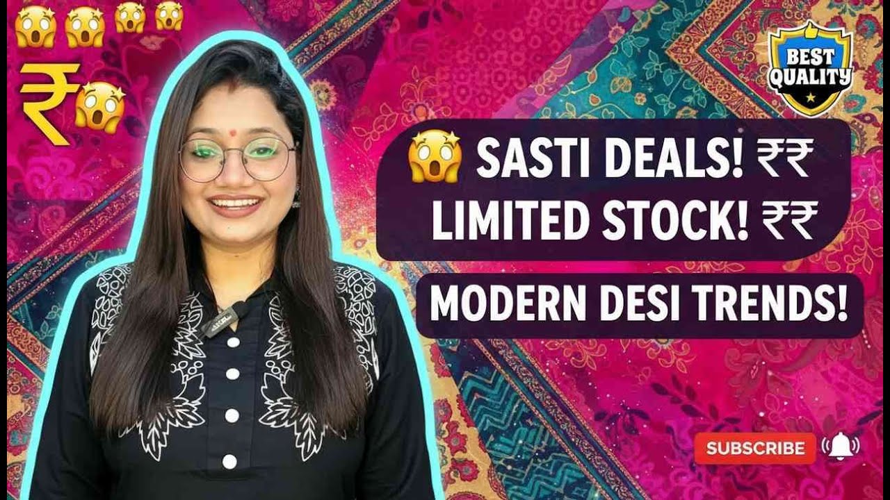 🌺 Modern Desi Vibes – Trend Drop!