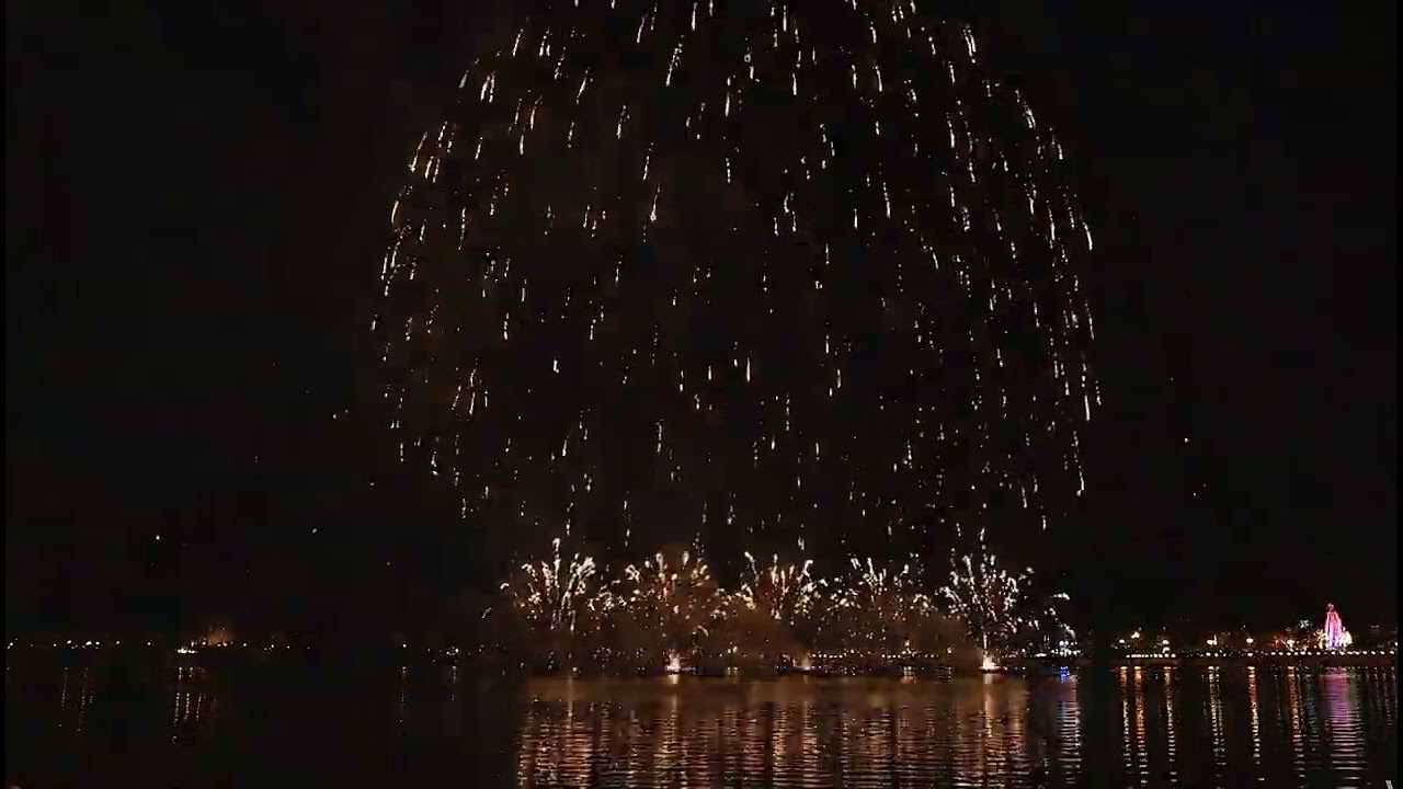 4K Fireworks Show with Sound! The Best Fireworks Show Ever | Relaxation | Sleep | Cozy | 1080 HD