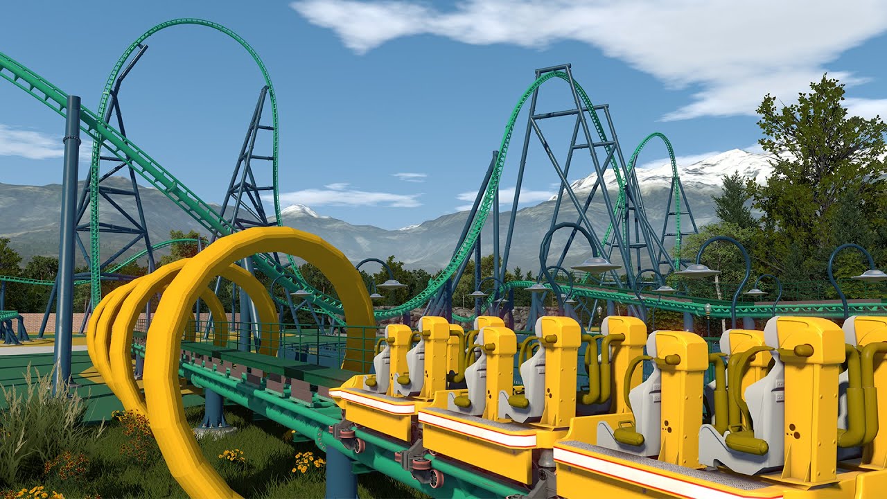 Drago Coaster - NoLimits 2 (Intamin Multi-Launch Coaster)