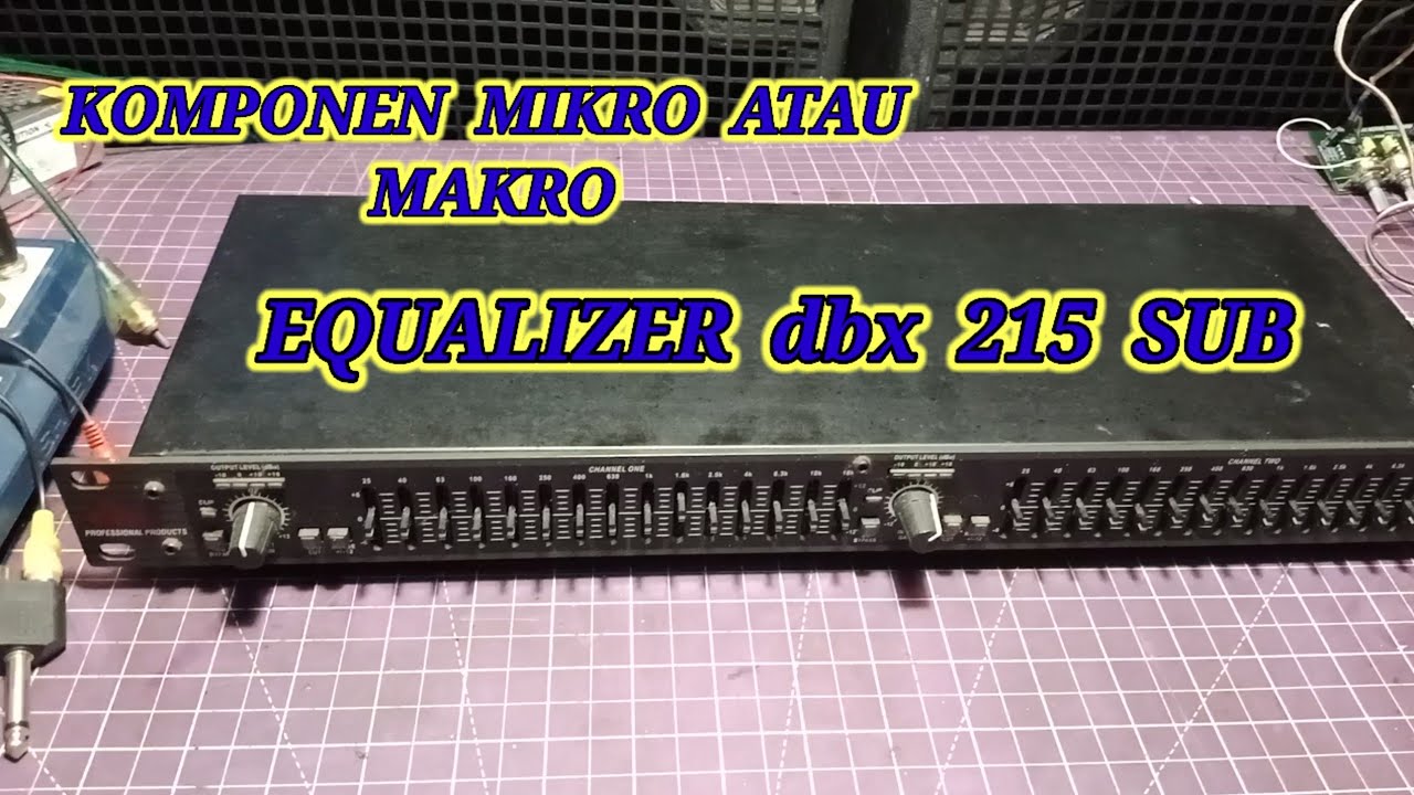 Equalizer dbx 215 sub