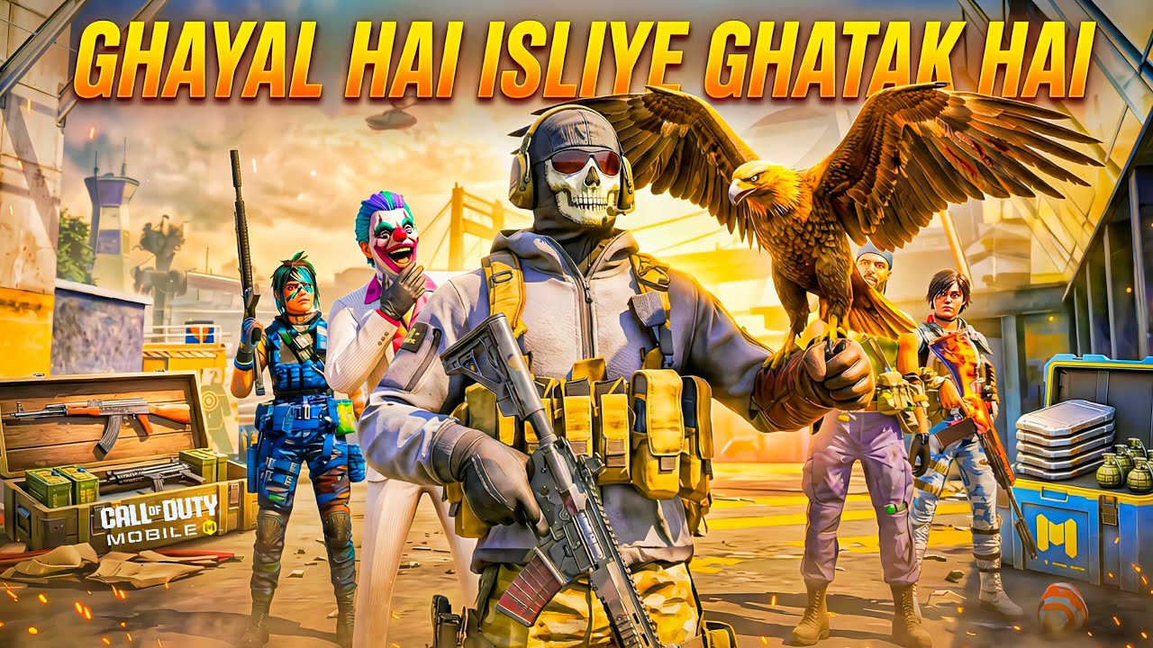 Ghayal Hai Isliye Ghatak Hai 🦅 💀 | Thug Lobby Squad Went Crazy in CODM