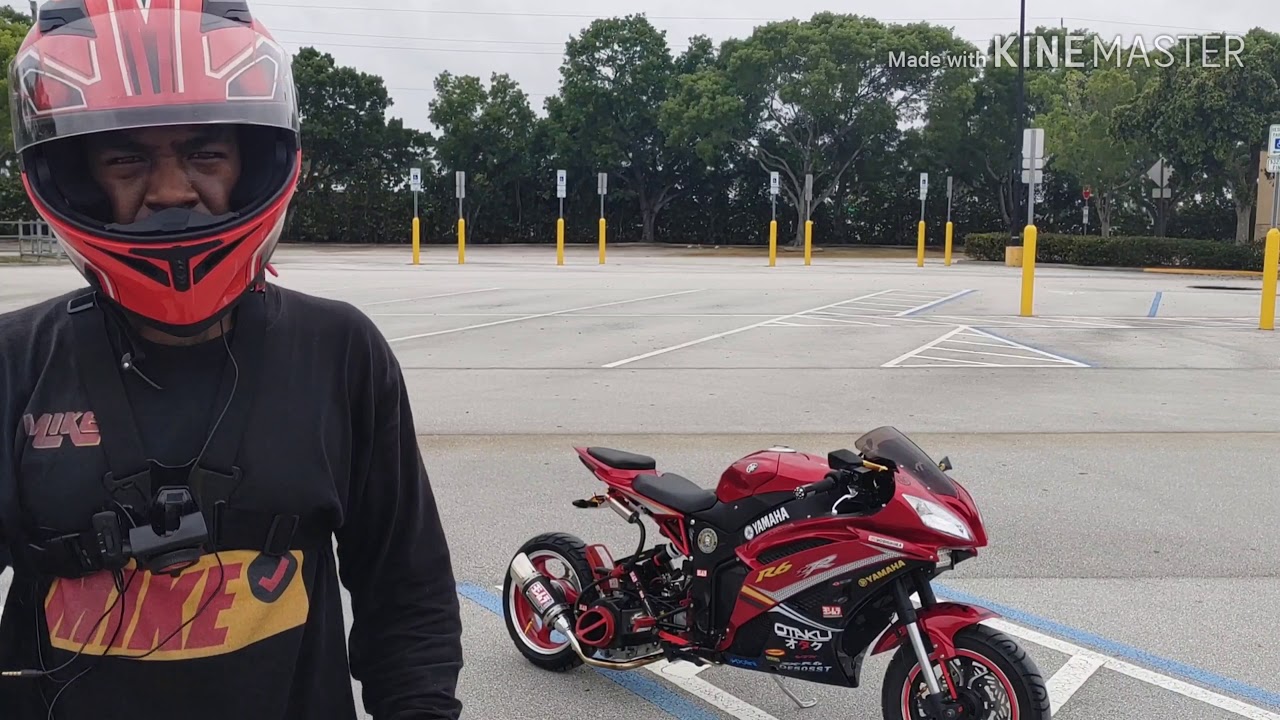 Df50sst how I look on the bike(sorry about the sound)