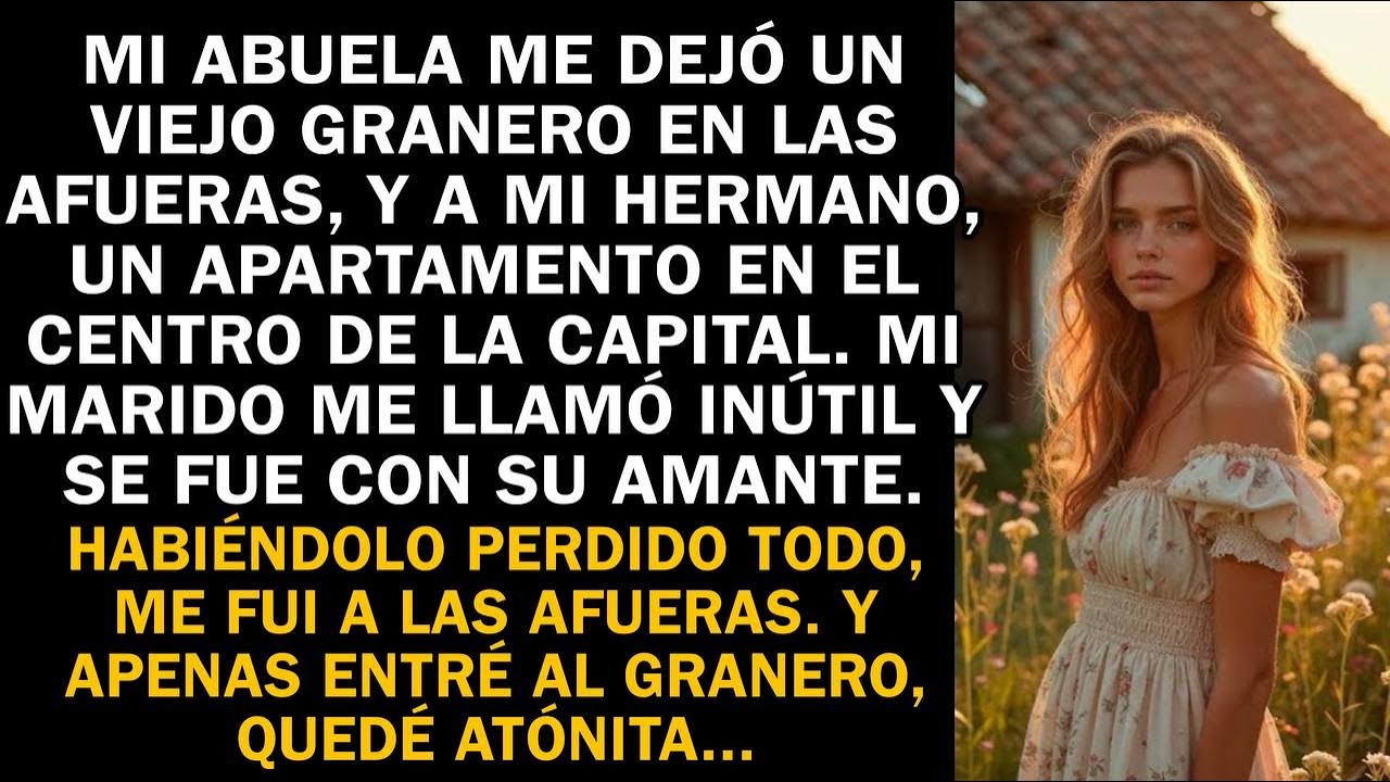 Heredé un granero, lo perdí todo y al entrar… quedé atónita por lo que encontré.