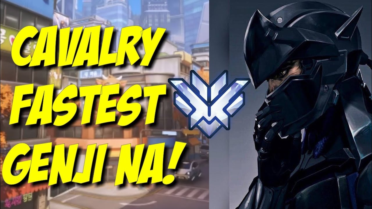 Fastest Genji Montage Featuring -Cavalry- The Master Of Ghost Dashing