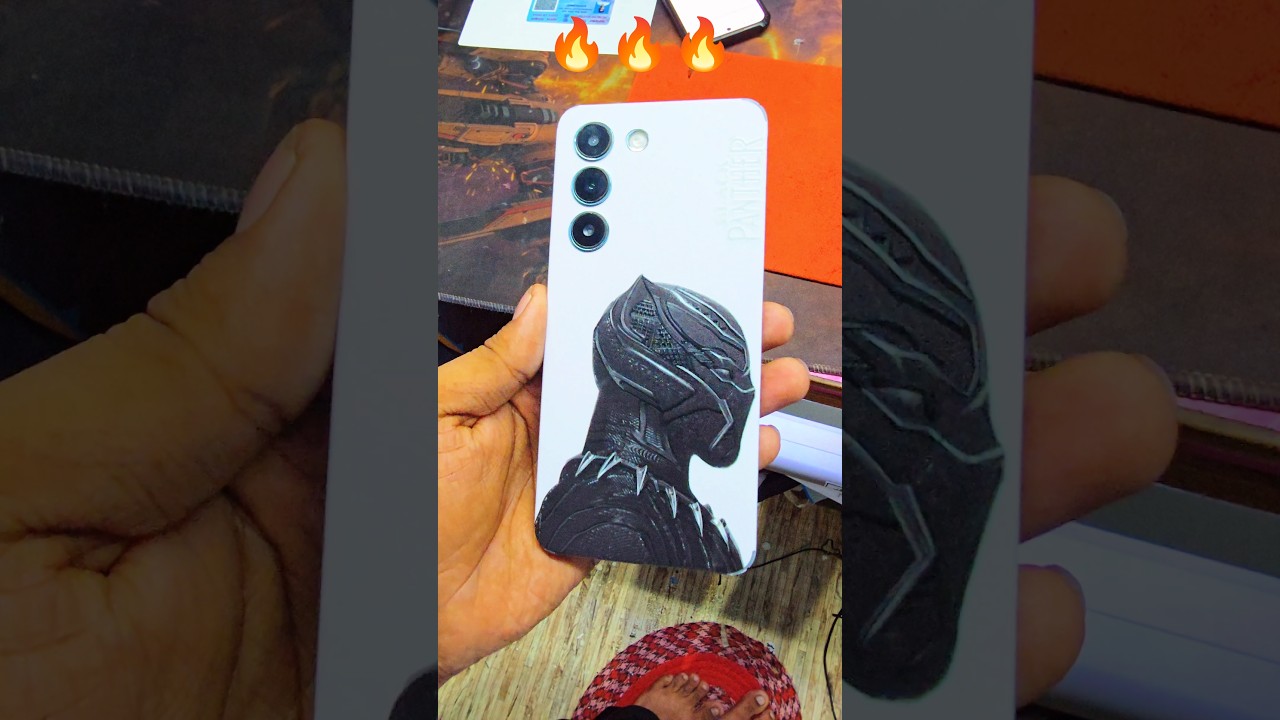 🔥 Vivo T3 5G New 3D Back Sticker | Full Premium Look Change 😍 #shorts #viral