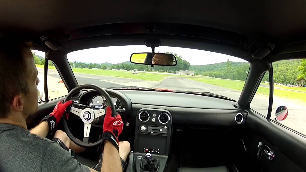 Turbo Miata Lime Rock Park Open Auto X Timed Runs FTD 7/19/14
