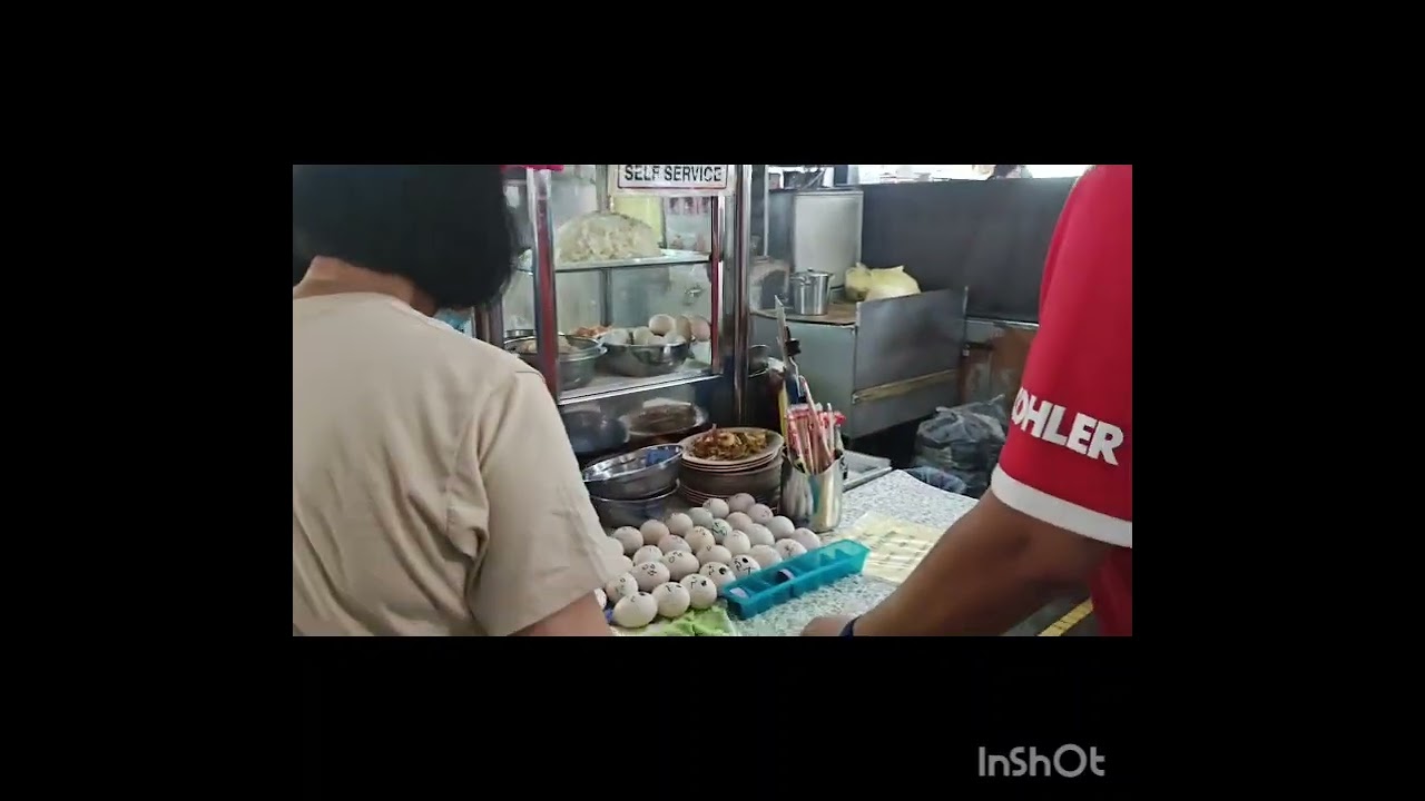 Blood & guts - the barefoot Chef at Cecil St Market, Penang