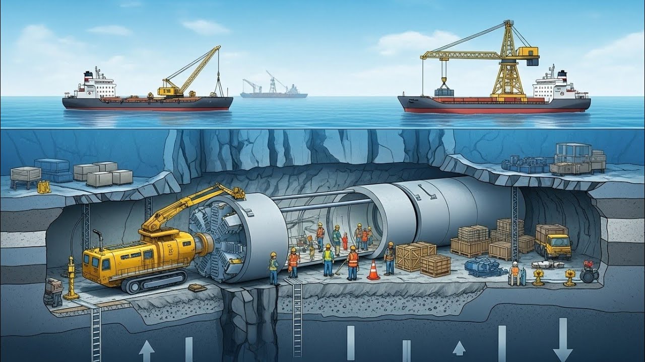 How Engineers Build Tunnels Under the Ocean  | TMB Machinery 