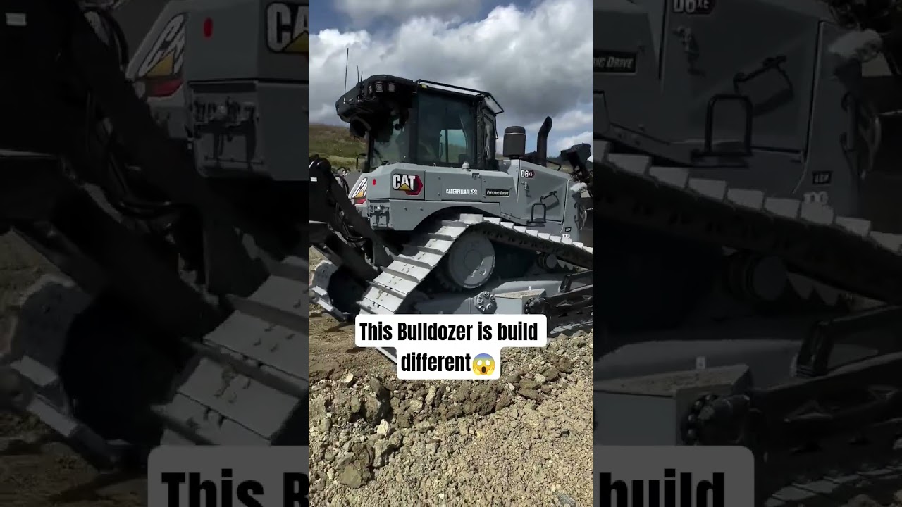 This High-Tech CAT D6 XE Is on Another Level #heavyequipment #caterpillar #bulldozer #shorts #fyp