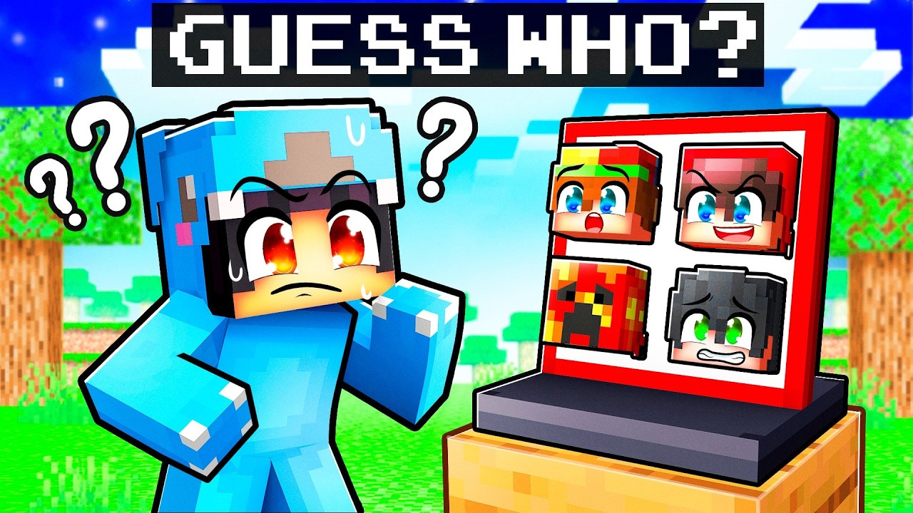 Minecraft But GUESS WHO With CRAZY FAN GIRL?