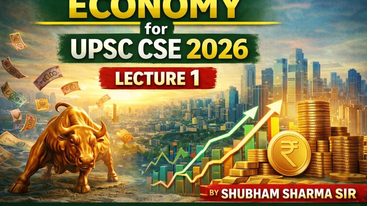 Lecture 1 Economy by shubham sharma sir kgs
