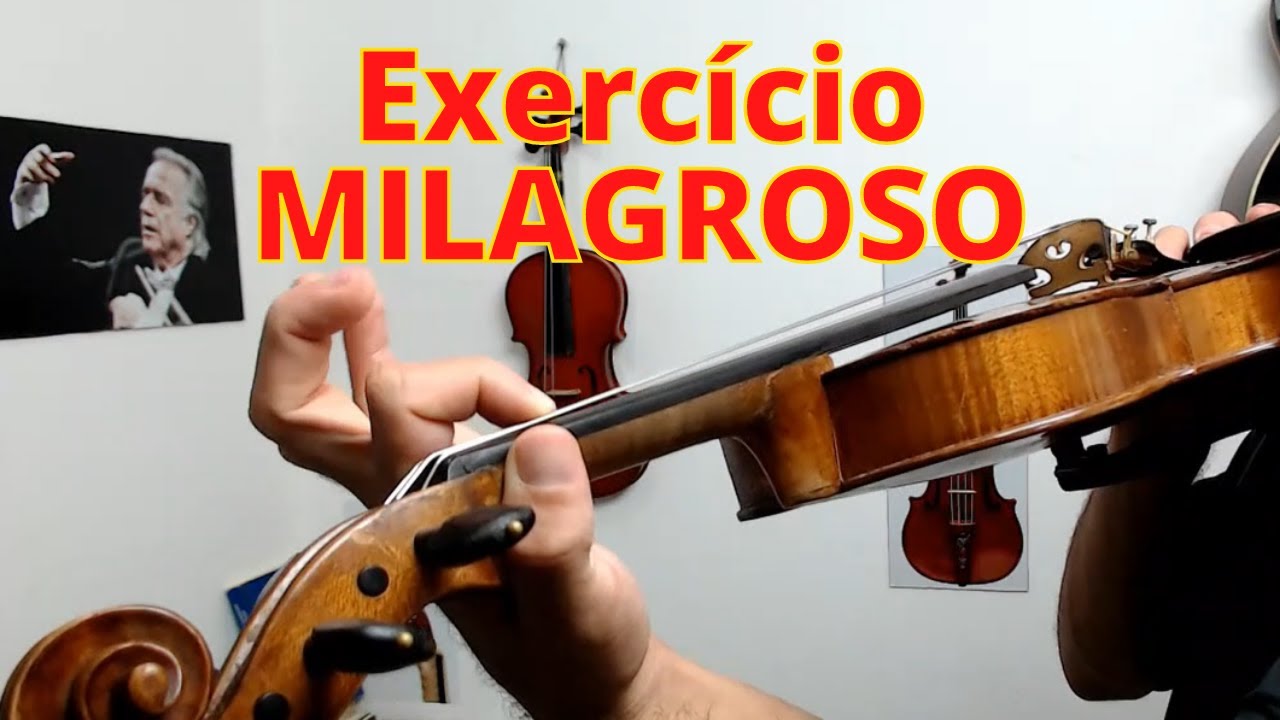 COMO DESTRAVAR OS DEDOS PARA TOCAR VIOLINO MAIS RÁPIDO - Exercício simples - Aula de violino