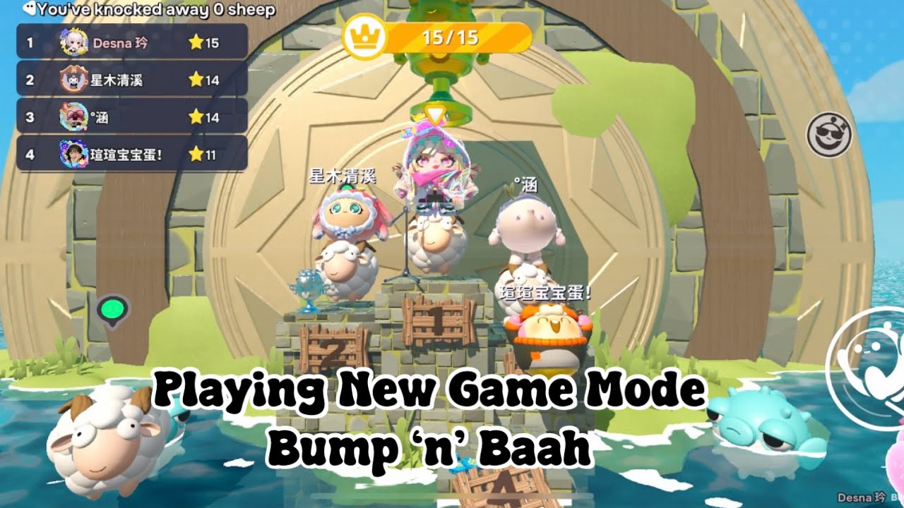 Playing New Game Mode Bump ‘n’ Baah - Eggy Party
