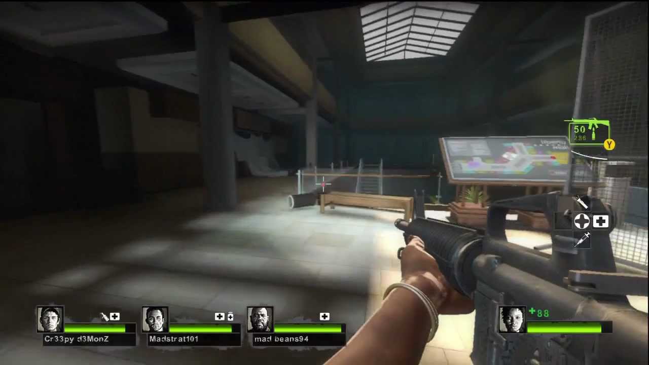 Left 4 Dead 2 Co-op campaign - Dead Center - Mission 3 - Mall (HD)