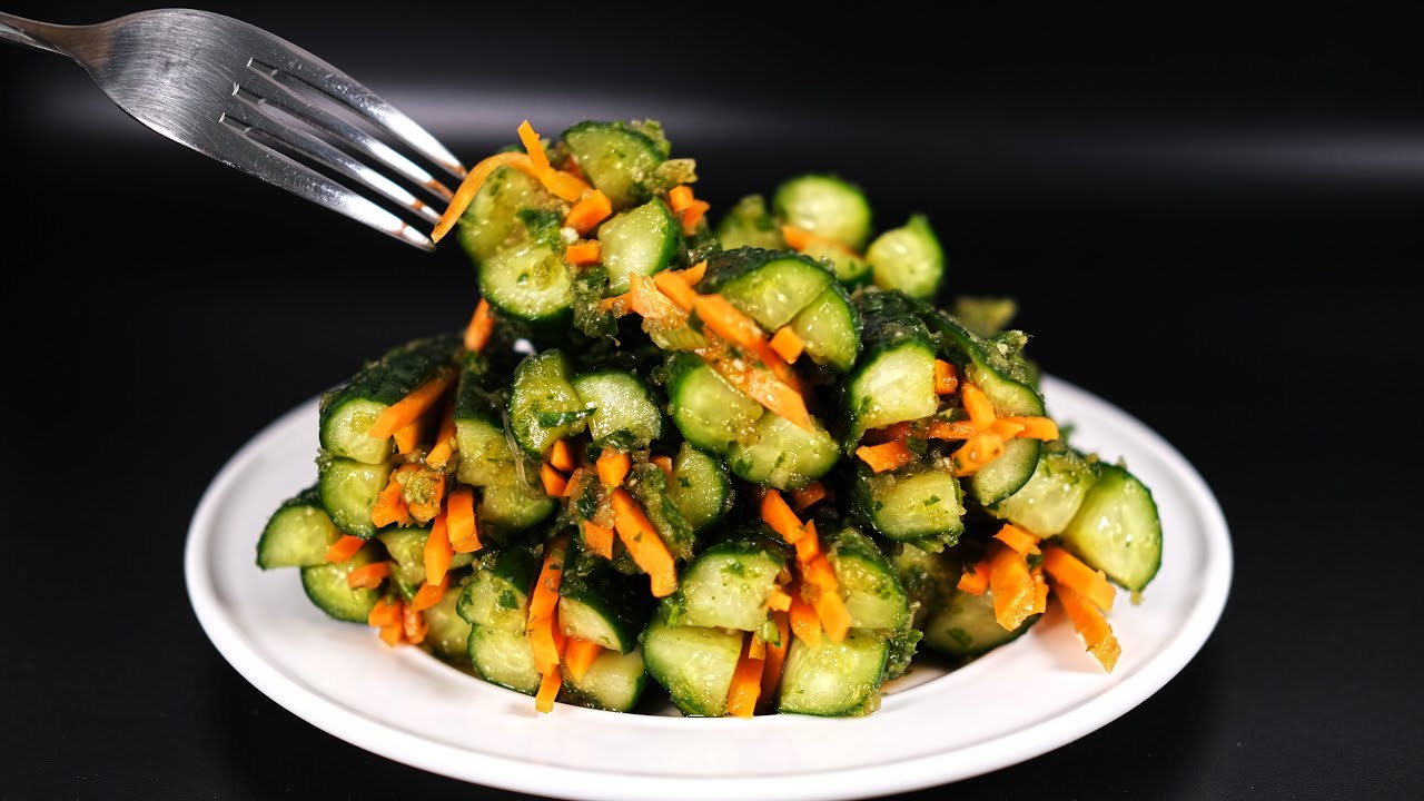 Вы не поверите, насколько проста в приготовлении эта огуречная закуска!