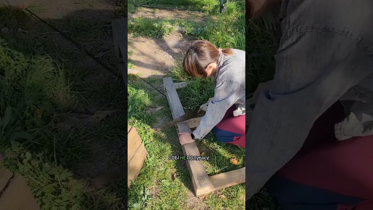 Стіл із піддонів та полиця. Облаштування сараю (комори)