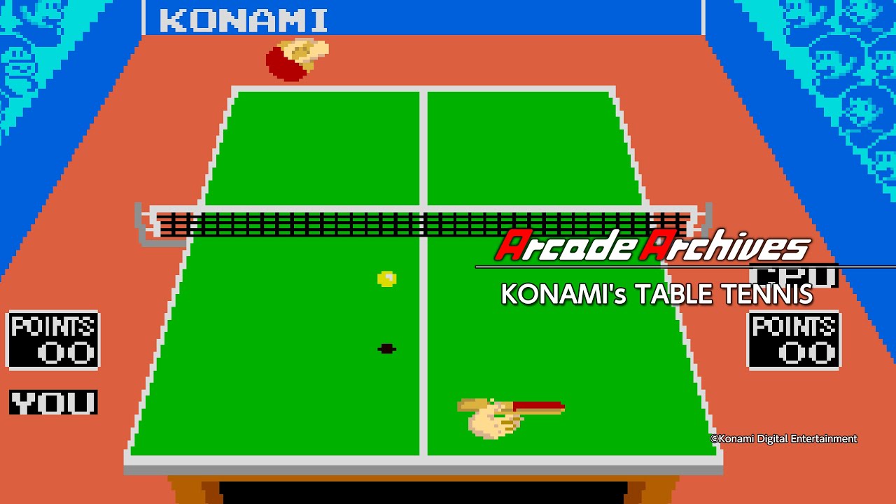 Arcade Archives KONAMI's TABLE TENNIS