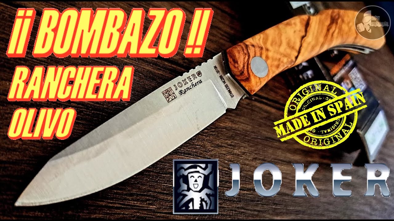 😱❗BOMBAZO! NO LO VAS A CREER una SUPER NAVAJA JOKER❗NAVAJA JOKER RANCHERA MADERA OLIVO, INCREÍBLE