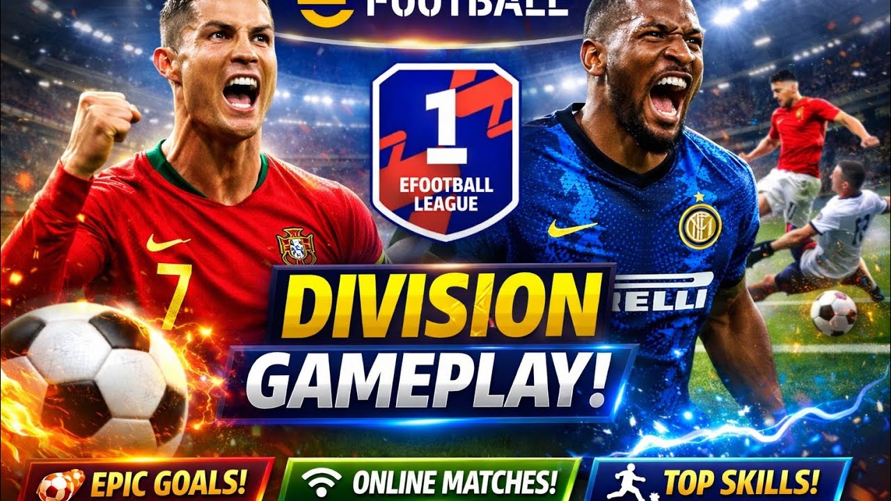 Division 1 Rank Push / Efootball Gameplay Highlight 