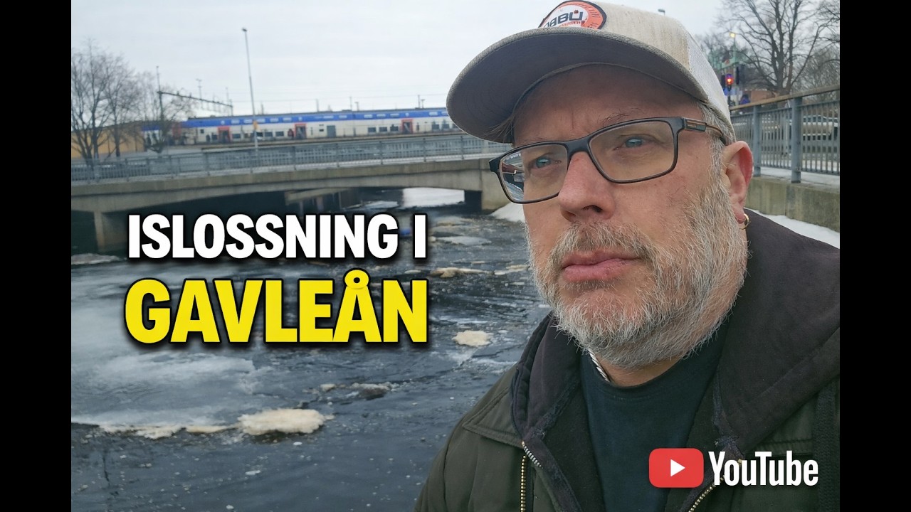 Islossning i Gavleån !