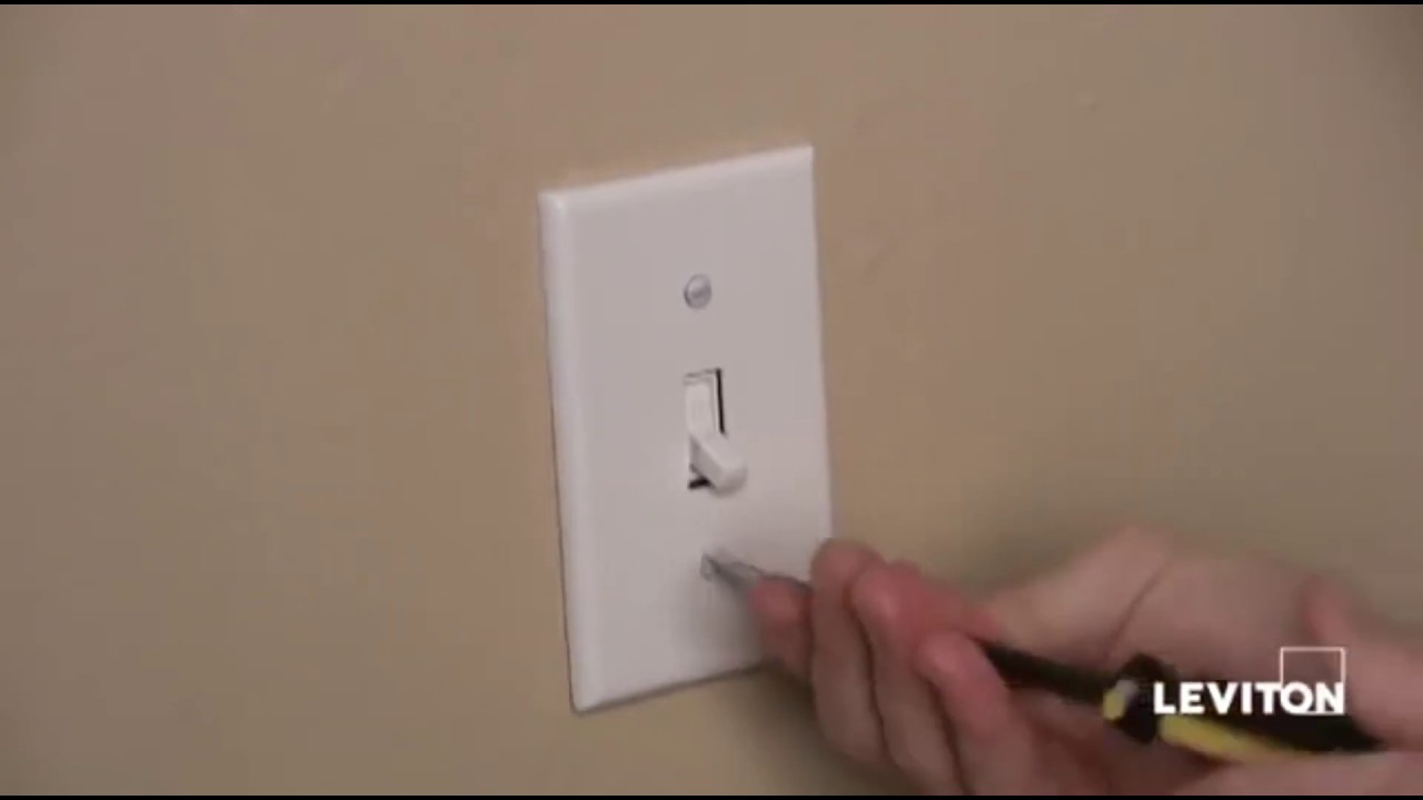 LEVITON Instalación de interruptor de palanca