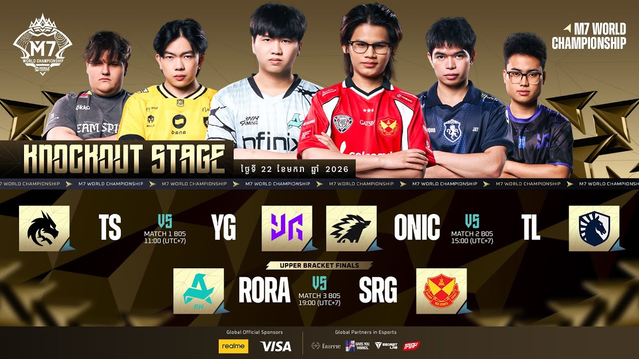 🔴 LIVE | KNOCKOUT STAGE DAY 3 | M7 World Championship | (KH)