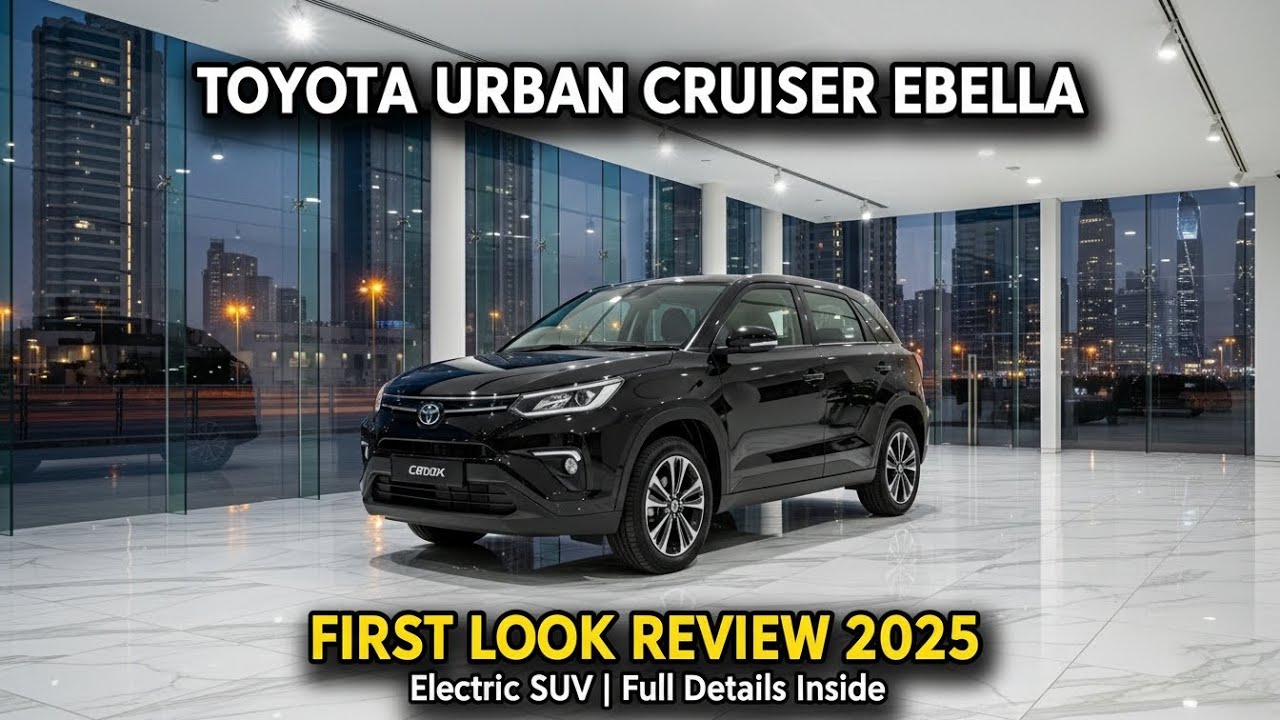 Toyota Urban Cruiser Ebella 2026 - First Look Review | Electric SUV Interior |
