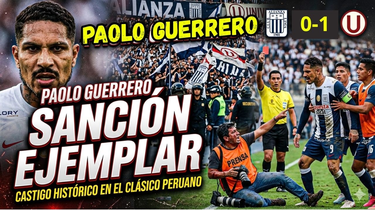 ⚽ Paolo Guerrero al Borde de un Castigo Historico