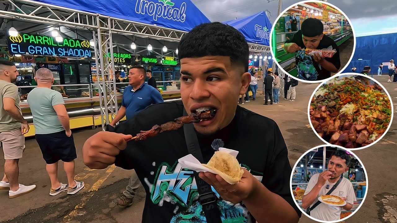 Probando Comidas en las Fiestas de Zapote 🇨🇷