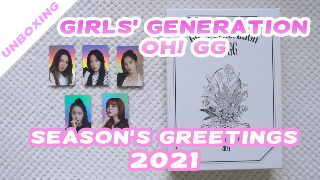 [UNBOXING] Girls' Generation Oh! GG - Season's Greetings 2021 l 소녀시대 시즌그리팅 2021 언박싱