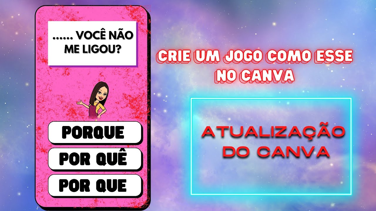 Crie um jogo interativo utilizando apenas o Canva