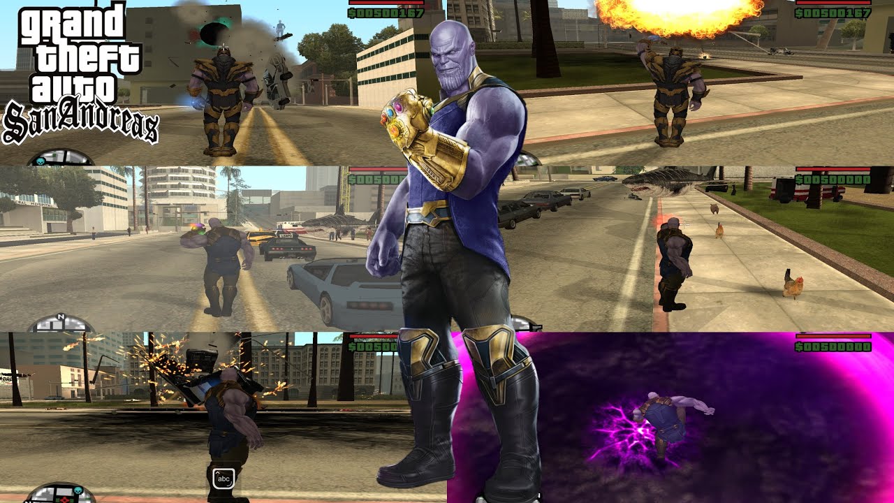 THANOS MOD | GTA SAN ANDREAS