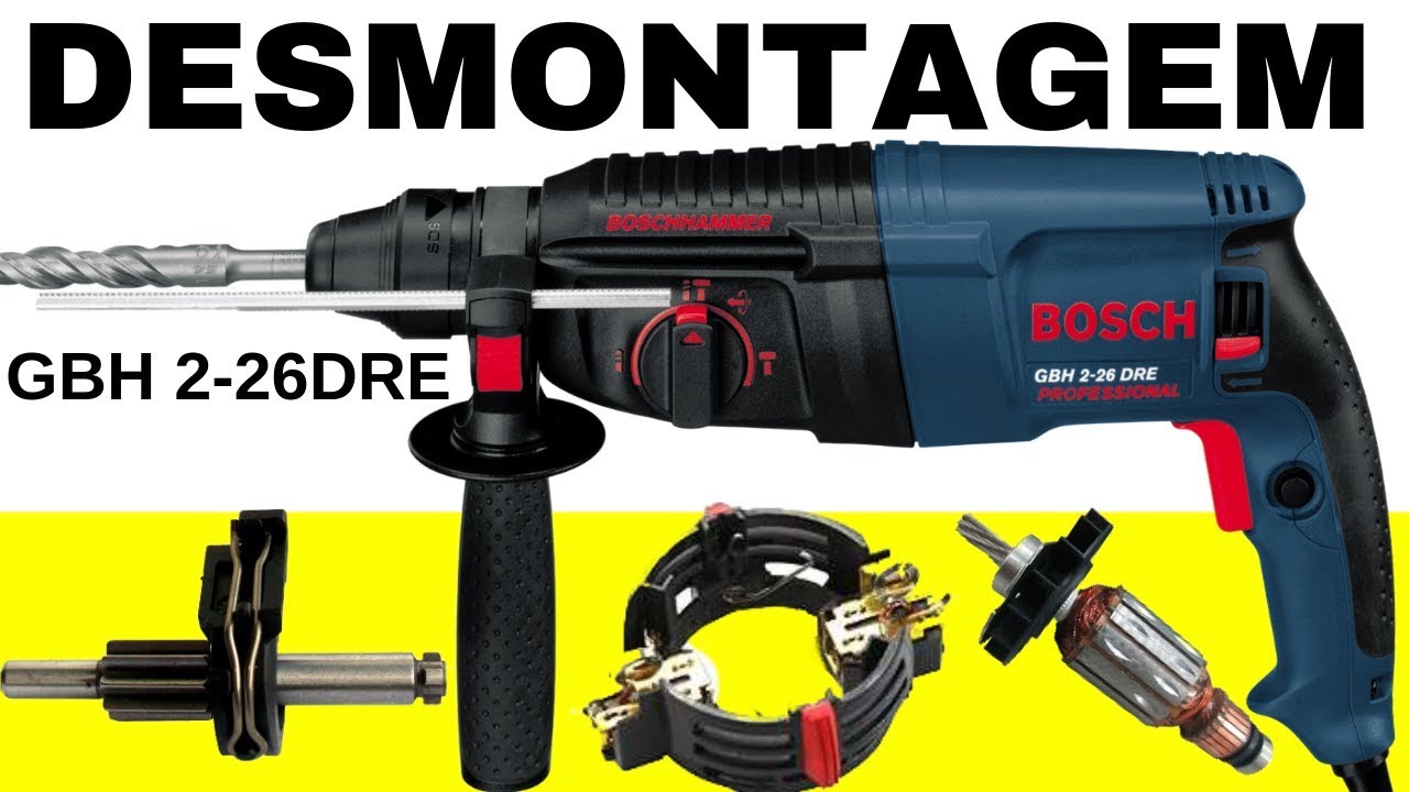 MARTELETE BOSCH DESMONTAGEM PASSO A PASSO*